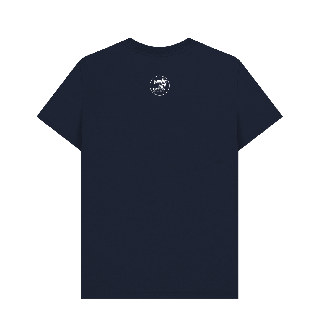 Navy Blue Printed T-shirt